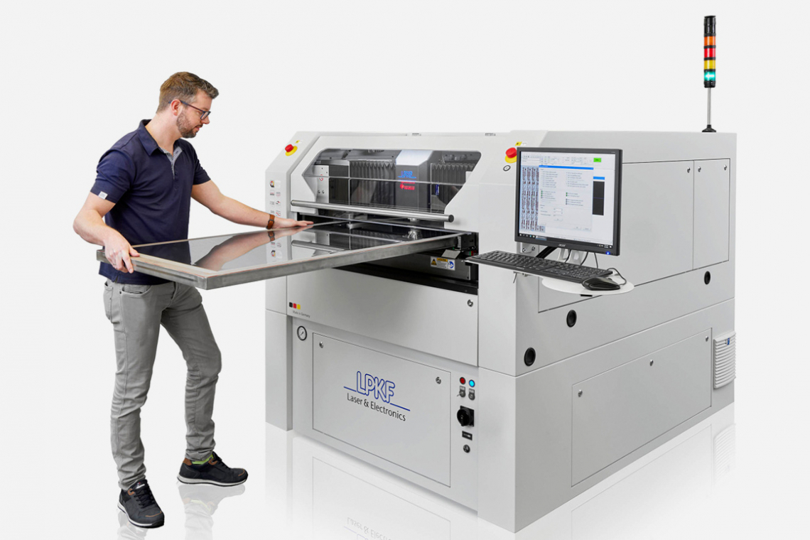 High-Speed-Lasersystem mit vergrößertem Schneidebereich