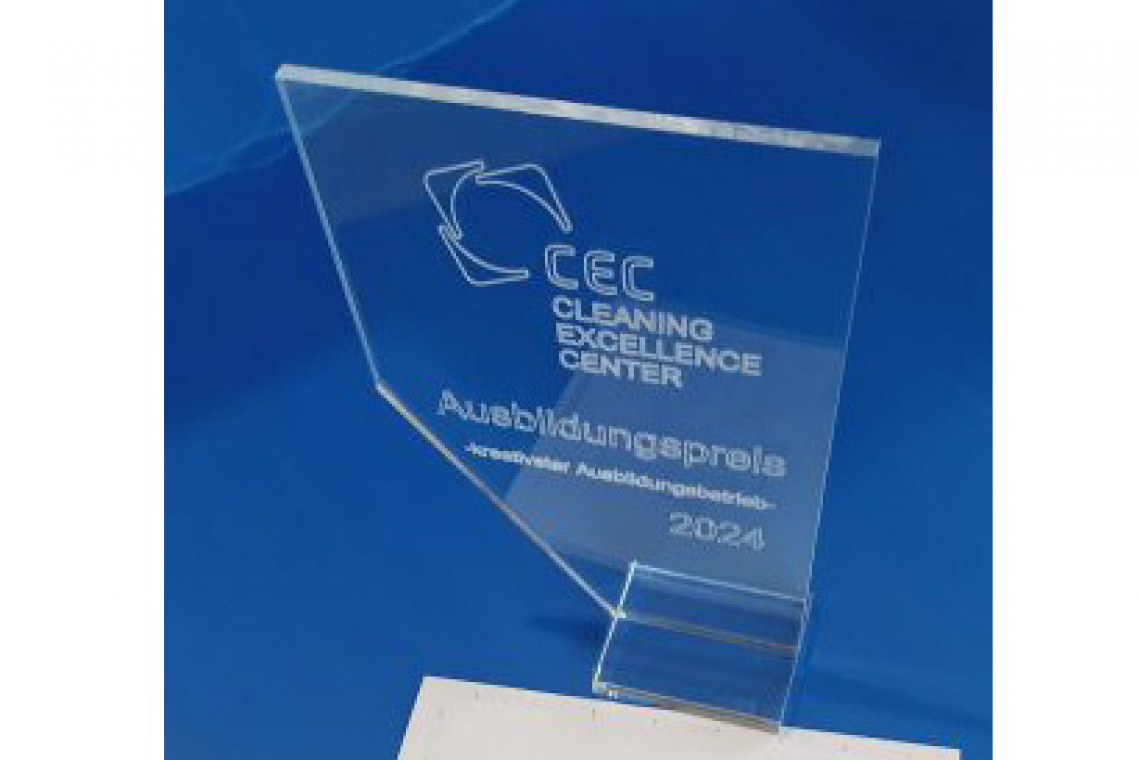Cleaning Excellence Center (CEC) schreibt Ausbildungspreis aus