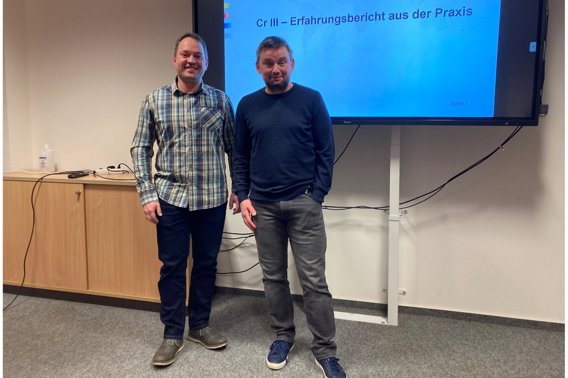 Umstellung auf Chrom(III)-Elektrolyten– Bericht aus der Praxis