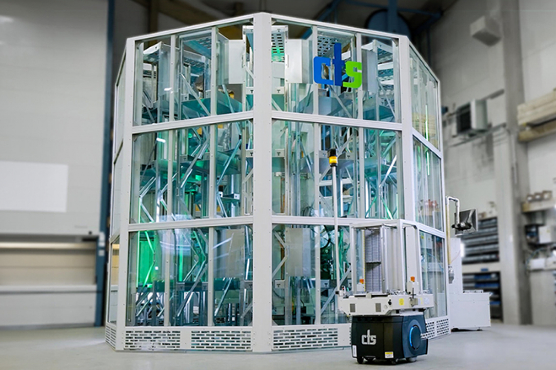 cts GmbH: Modulares Lagersystem von cts verarbeitet jetzt auch KLT-Boxen und Traystacks