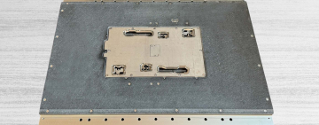 Test for the effect of flow and cleaning media on workpiece carriers