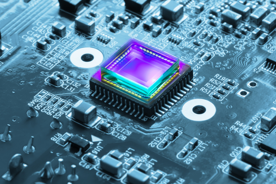 Lichtempfindlicher Sensor auf Leiterplatte