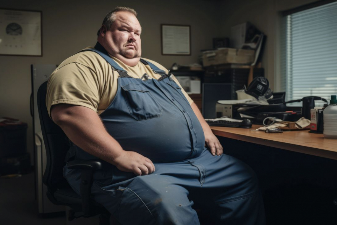 Mitarbeiter im Büro unterliegen weniger körperlichen Stressfaktoren … (Beide Bilder: KI von stock.adobe.com)