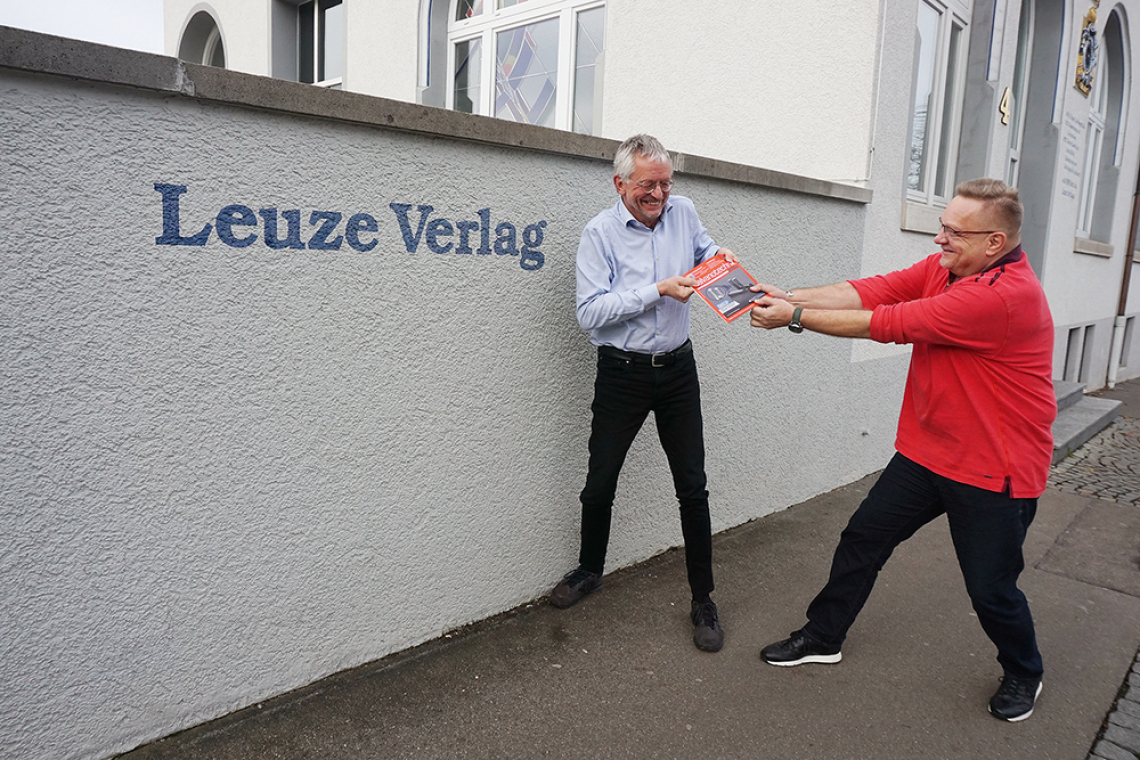 Die Übergabe der Anzeigenleitung von Gerald Mikuteit an Frank Henning steht kurz bevor. Aktuell arbeitet sich Henning bereits im Verlagshaus in Bad Saulgau ein (Foto: Robert Piterek)