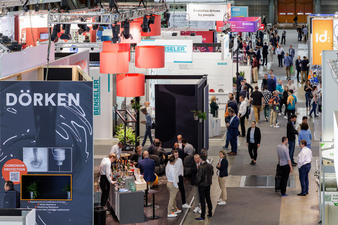 Der Countdown bis zur nächsten SurfaceTechnology verkürzt sich um einen Monat. Statt im Juni 2026 findet die Messe vom 5.-7. Mai kommenden Jahres statt - Foto: WorldExpoin – Surface Technology GERMANY 2024