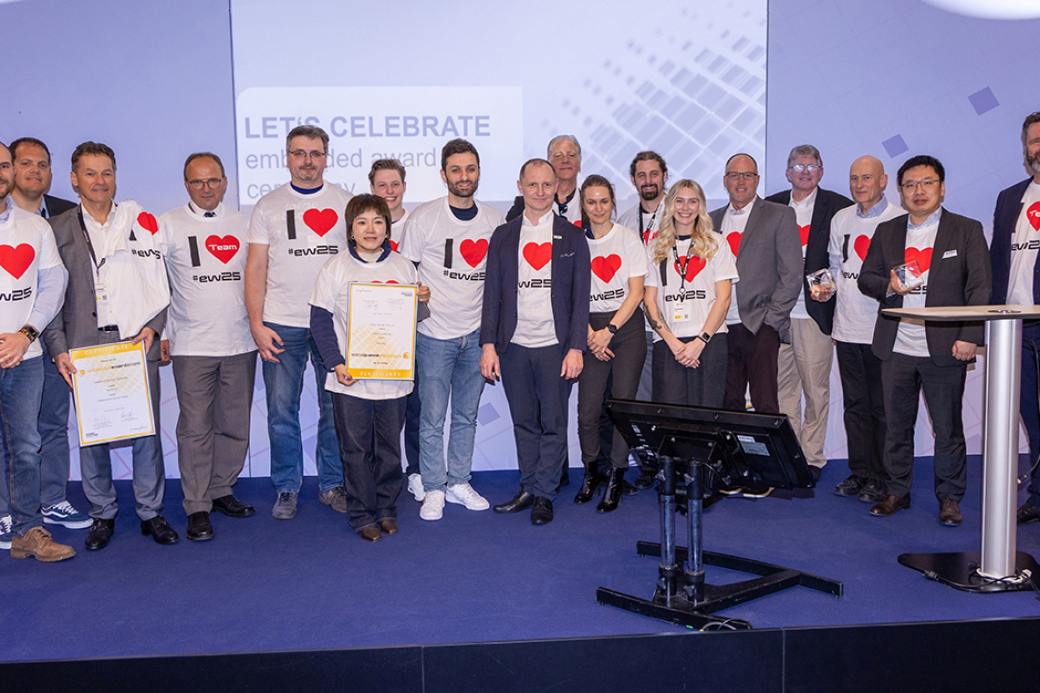 Preisträger des embedded award (Bild: embedded world/NürnbergMesse)