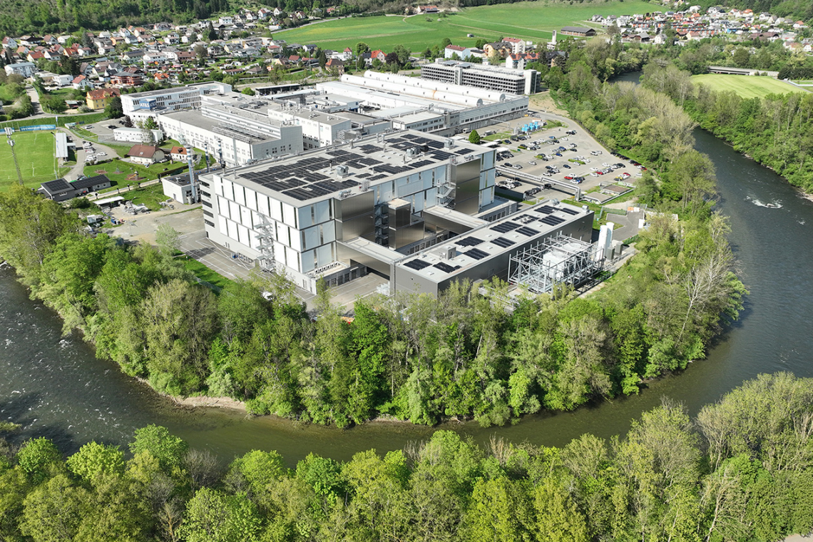 Gebäudekomplex Hinterberg in Leoben (2025) (Bild: AT&amp;S)