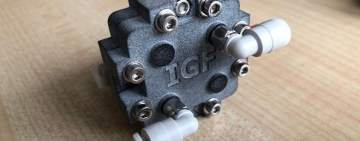 Sensorbrennstoffzellen mit 3D-gedruckten und metallisierten PA12-Bauteilen