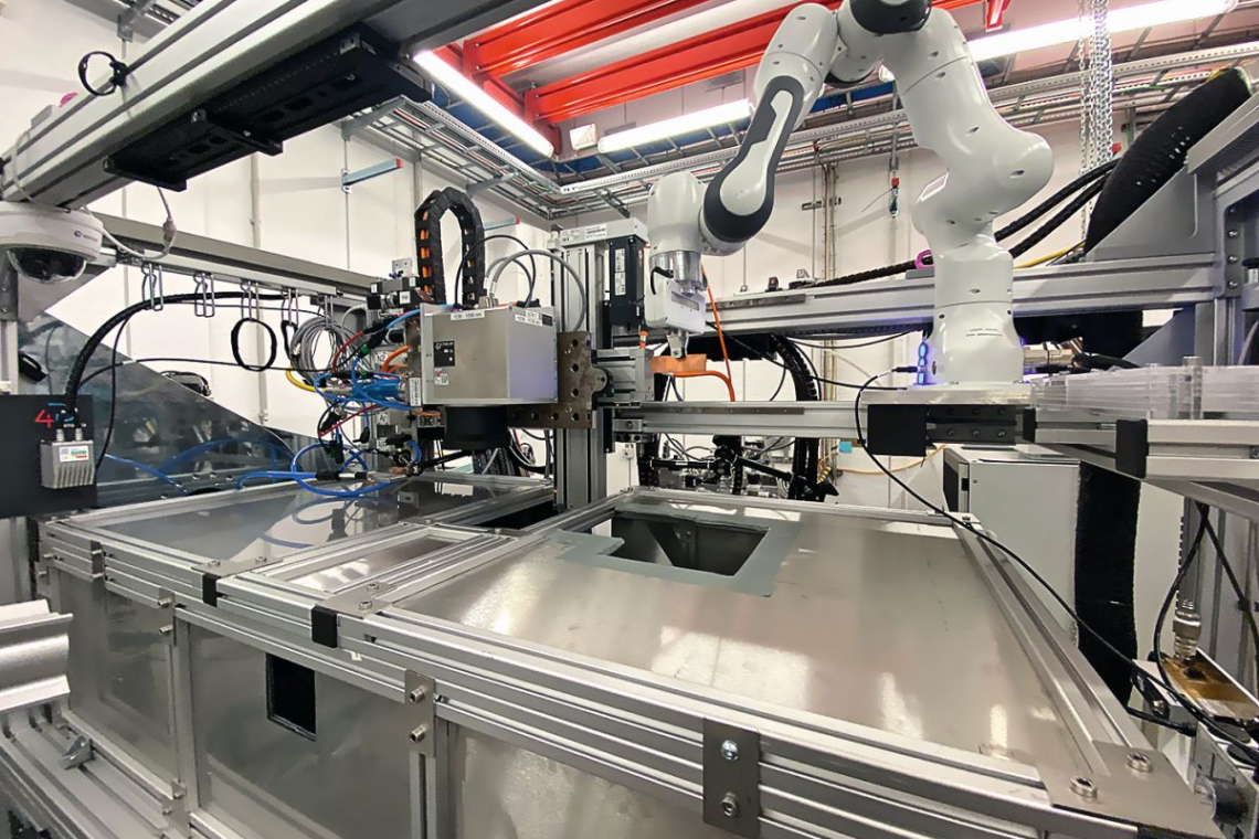 Versuchsaufbau zur Durchführung der Phasenkontrastvideografie an Beamline P61A bei DESY Petra III - (Foto: RWTH Aachen – Lehrstuhl für Lasertechnik)