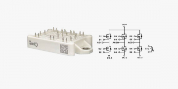 1.200-V-Siliziumkarbid-Dreiphasen-MOSFET-Brücke