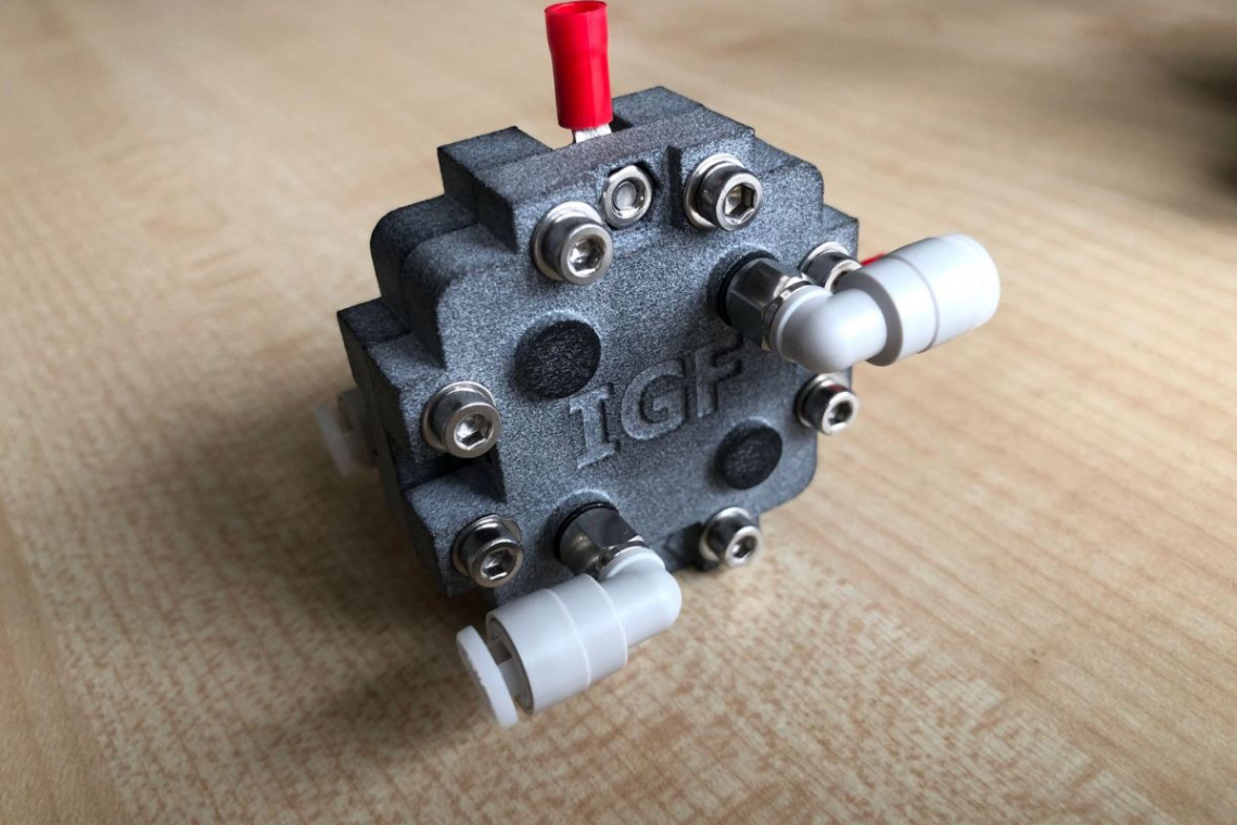 Sensorbrennstoffzelle aus metallisiertem Kunststoff-3D-Druck, die Materialien qualifizieren und Wasserstoffsysteme überwachen kann - (Fotos und Grafiken: fem)