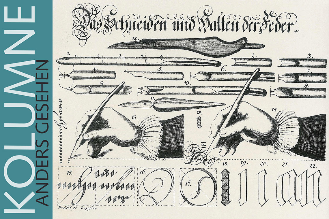 Abb. 1: Stäps – Canzleymäßige Schreibe-Kunst, 1784