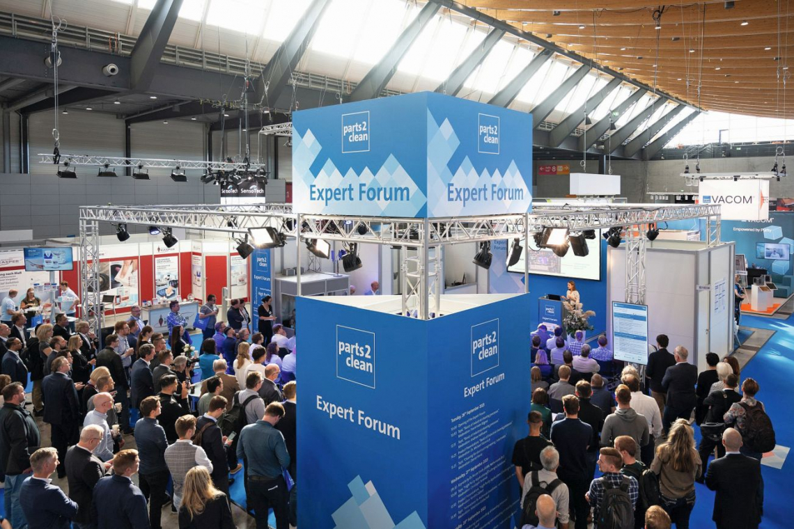Das diesjährige Programm des p2c.Expertforums beinhaltet unter anderem Sessions zu den Themen zur Nachhaltigkeit und Kreislaufwirtschaft, zu den Anwendungen, Herausforderungen und Lösungen im High-Purity-Bereich sowie zum Prüfen und Analysieren gereinigter Oberflächen - (Foto: Deutsche Messe AG/Rainer Jensen)