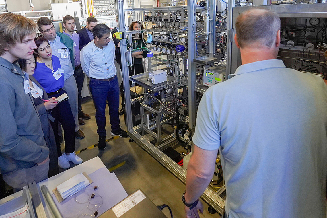 Besichtigung bei EVONIK in Marl