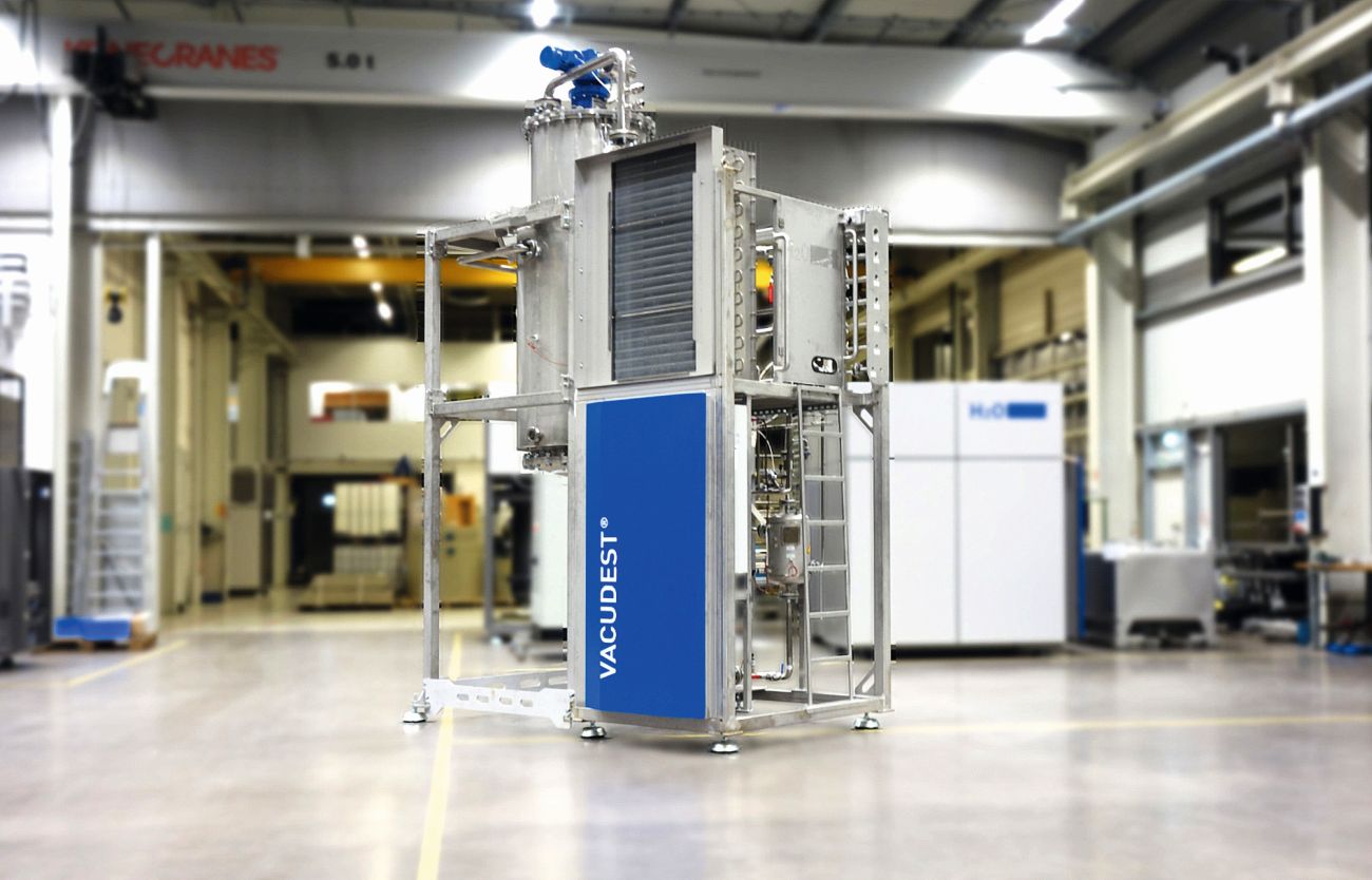 Abb. 3: Besonders energieeffizient dank cleverem Energierecycling: Der ZLD Nachkonzentrator spart 85 % Betriebskosten im Vergleich zu herkömmlichen Konzentratoren    