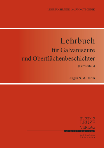 Lehrbuch für Galvaniseure und Oberflächenbesch. (Lernstufe 3) 