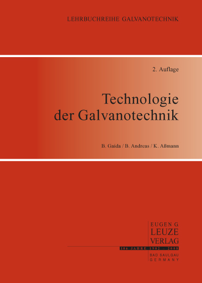 Technologie der Galvanotechnik 