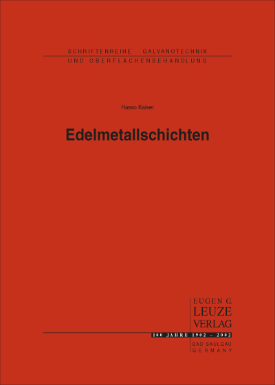Edelmetallschichten