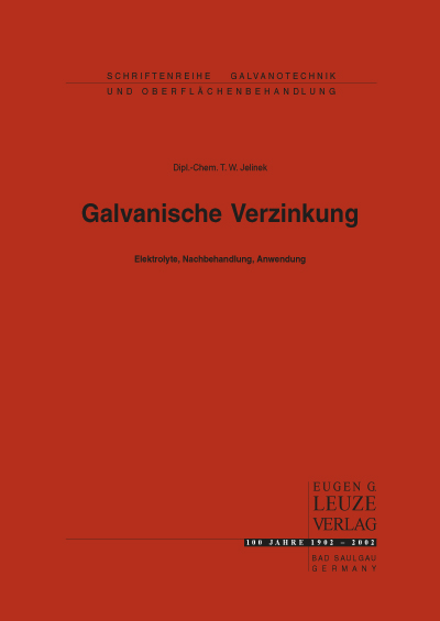 Galvanische Verzinkung