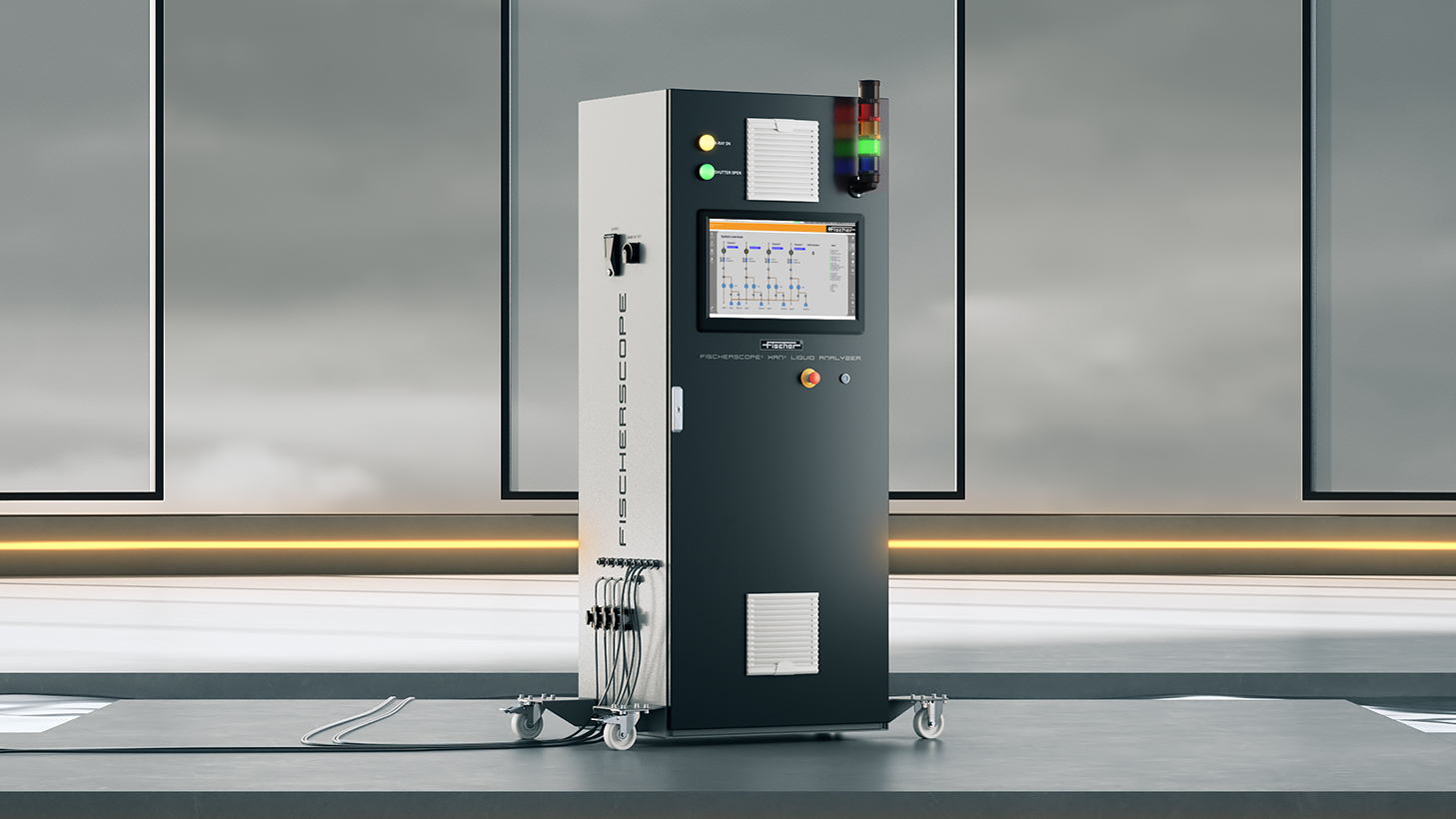 Automatische XRF-Analyse für Metalle in galvanischen Bädern