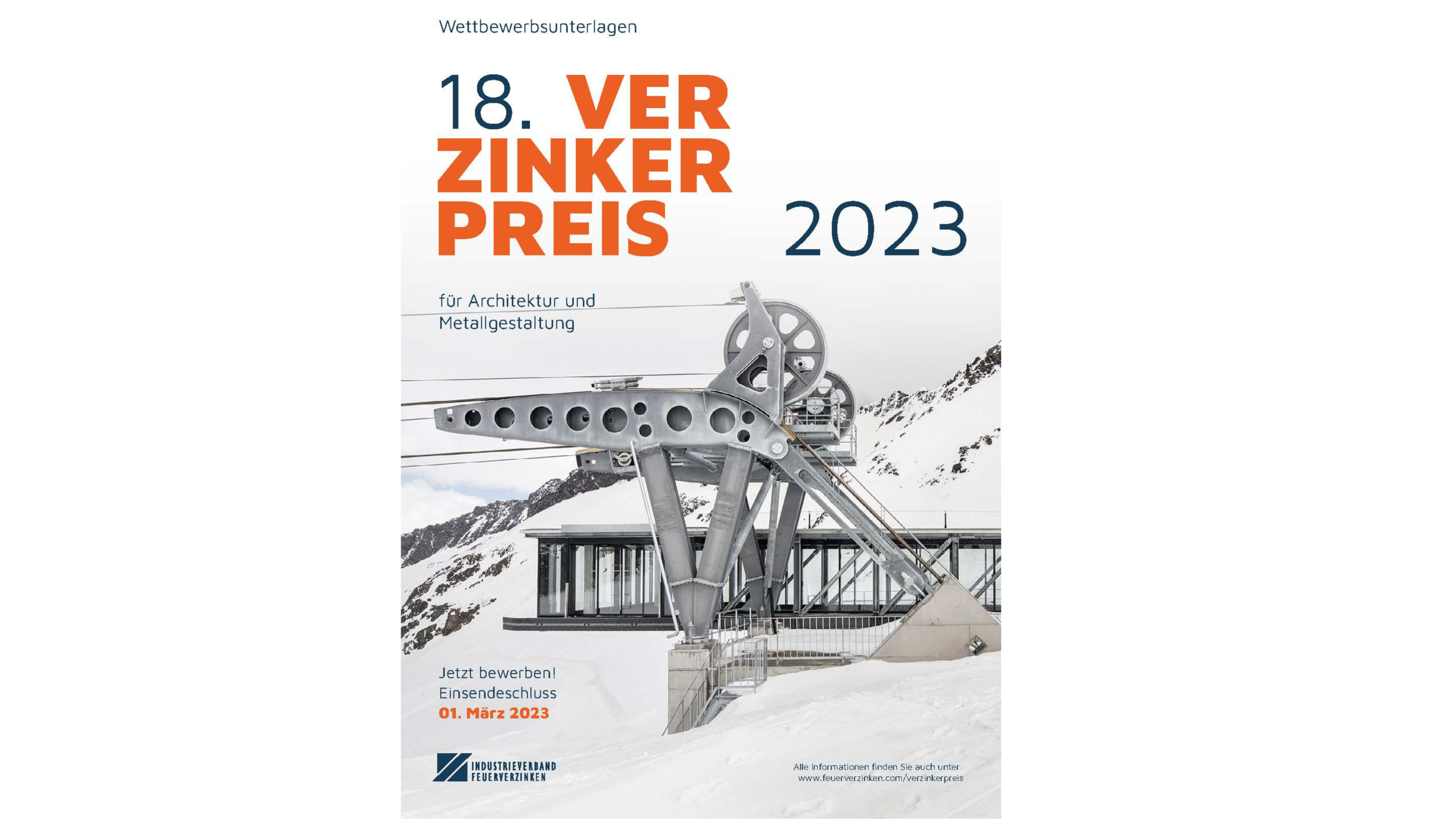 Verzinkerpreis für Architektur und Metallgestaltung 2023 - Countdown läuft