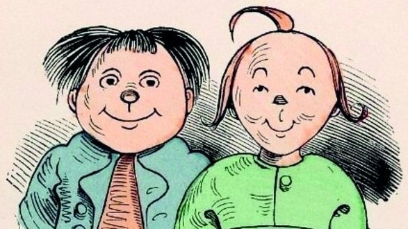 Denn wer böse Streiche macht, Gibt nicht auf den Lehrer acht [1]