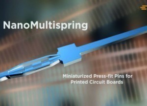 Abb. 4: Press-Fit-Stifte in NanoMultispring-Ausführung erlauben noch kompaktere Automotive-Leiterplatten 