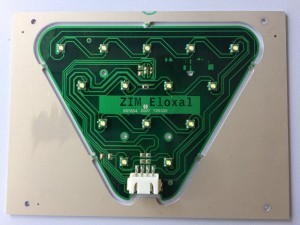 Abb. 8: Prototyp eines LED-Moduls auf Basis des  TwinEloxal-Verfahrens Typ „Verdichtung“