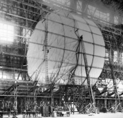 Aufbau einer Zeppelin-Gaszelle [5]