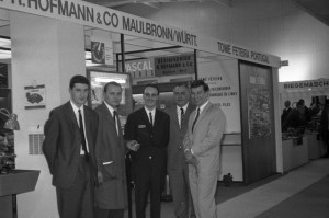 Horst Lach auf dem ersten Messestand von LACH DIAMANT in Hannover 1966