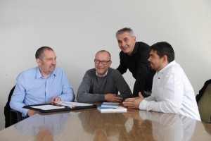 Marcel Mottet, Peter Golz, Moreno Zatta, John Esposito: Das Team vom Verkauf