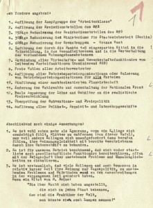 Abb. 287: Aushang Nr. 1 vom 1.11.
