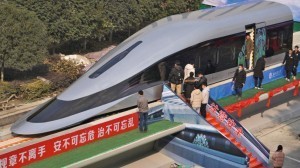 Abb. 2: Prototyp des neuen chinesischen Super-Hochgeschwindigkeitszuges