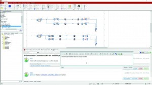 Abb. 3: Notizen und Kommentare in der Konstruktion gewährleisten eine strukturierte und konsistente Kommunikation zwischen den Ingenieuren. Hier beschreibt die Antwort auf einen Kommentar die erfolgreiche Ausführung einer erforderlichen Änderung