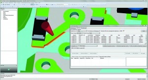 Abb. 2: Auswertung von Bereichen mit zu geringer Durchschlagsfestigkeit Bild: FlowCAD