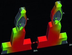 Abb. 3: NEXTRA weist den Anwender auf zu dicht zueinander platzierte Stecker hin Bild: FlowCAD