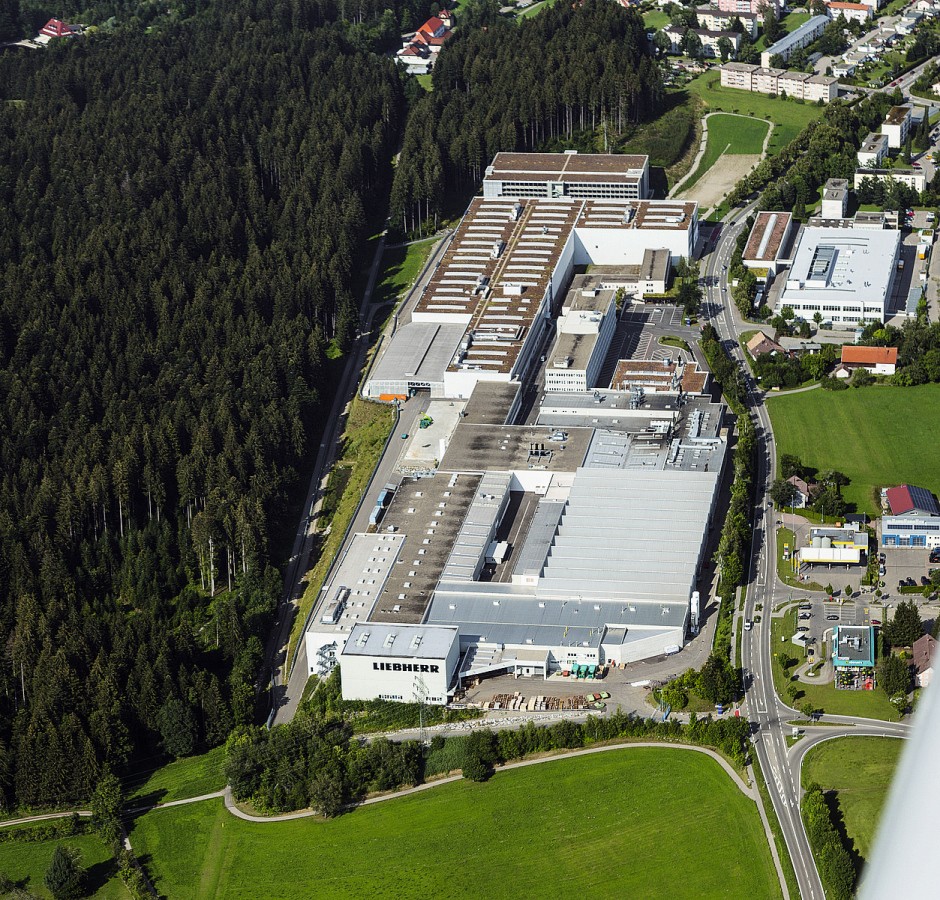 Insgesamt sind am Liebherr-Standort in Lindenberg rund 6000 Mitarbeiter beschäftigt