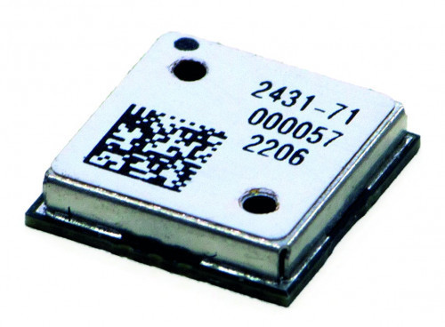 Das Receiver-Modul mit den Abmessungen 9 x 9 x 1,8 mm