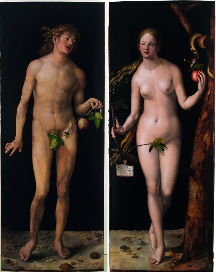 Abb. 1: Adam und Eva [2] – beide fühlten sich völlig unschuldig an ihrem unsanften Abschied aus dem Paradies