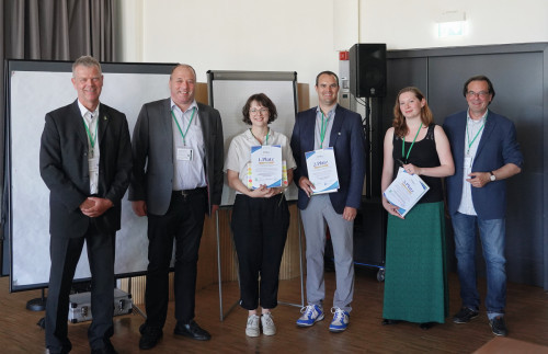 Posterpreis-Verleihung mit Sponsoren