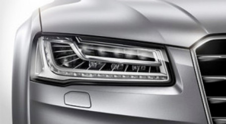 Abb. 4: Matrix-LED-Frontscheinwerfer Audi A8; Bild: Audi