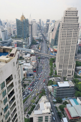 Morgenverkehr in Bangkok (8:00 Uhr)