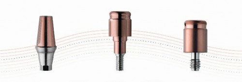 Abb. 2: Ästhetik und Funktion vereint: Speziell für Zahn-Abutments und Dentalinstrumente entwickelt, bietet die roséfarbene PVD-Beschichtung Balimed Ticana nicht nur ein ästhetisches Erscheinungsbild, sondern auch funktionelle Eigenschaften (Foto: Oerlikon Balzers)