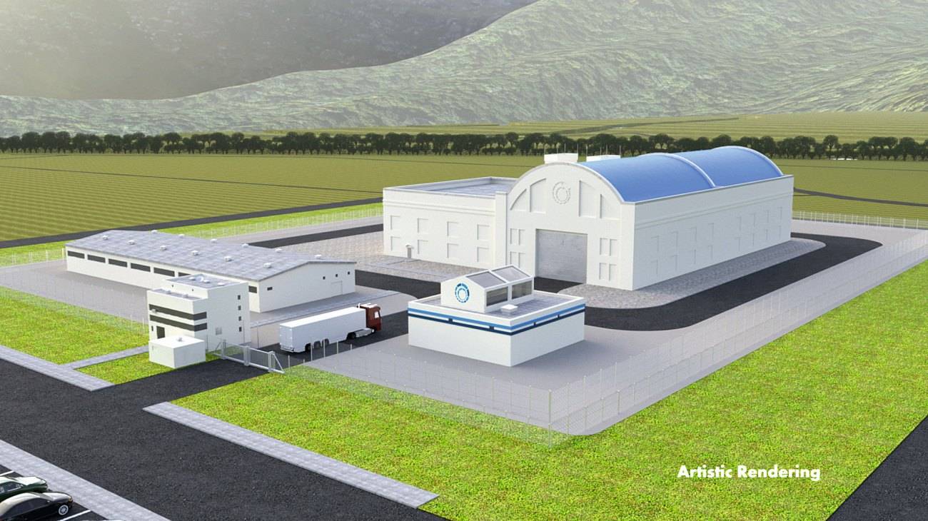 Abb. 3: Geplantes Aussehen der Kairos-Anlage  
