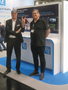 TQ-Messestand mit über 50 weiteren Lösungen für die unterschiedlichsten Anforderungen der Embedded-Welt