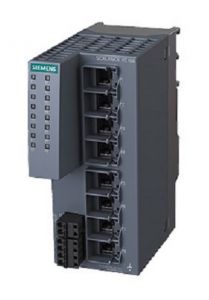 Abb. 6: Der Industrial Ethernet Switch  Scalance XC108 von Siemens trägt das EcoTech Label 