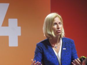 Dr. Tanja Rückert bei ihrer Keynote