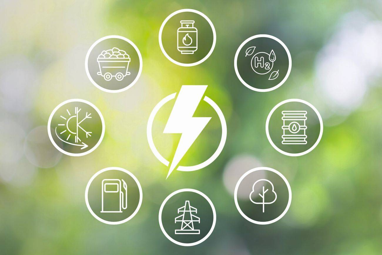 Abb. 2: Der Endenergieverbrauch bezieht alle Formen von Energie ein: von Strom, Gas, Wasserstoff und Fernwärme bis hin zu Dieselkraftstoffen
