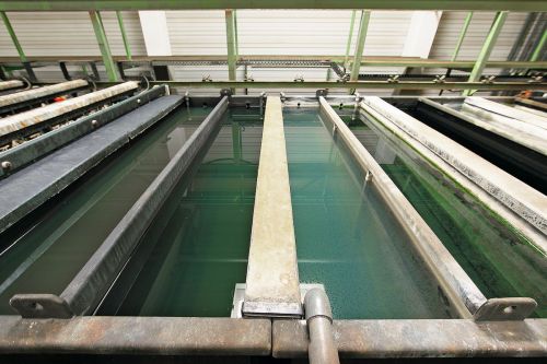 Vierfach-Kaskadenspülung bei Riesmetall (Foto: J. Ramisch)