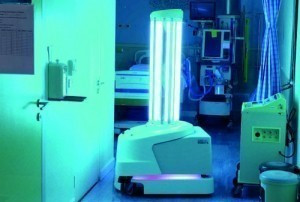 Abb. 7: UV-Desinfektionsroboter von UVD Robotics in einem Krankenhaus